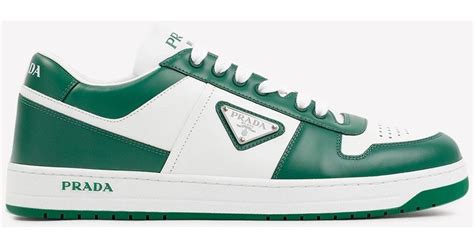 dark green prada sneakers|Prada sneakers men green.